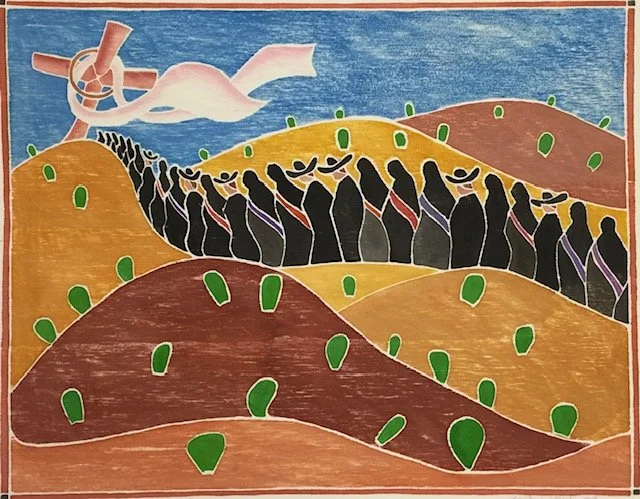 Workshop: White-Line Color Woodcut Print | Artist Peter Michael